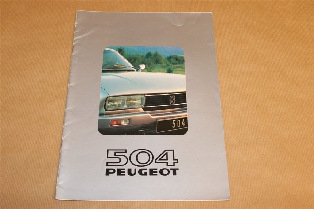 Zeldzame reclame-uitgave - Peugeot 504 - 1981, Ophalen of Verzenden, Zo goed als nieuw, Peugeot