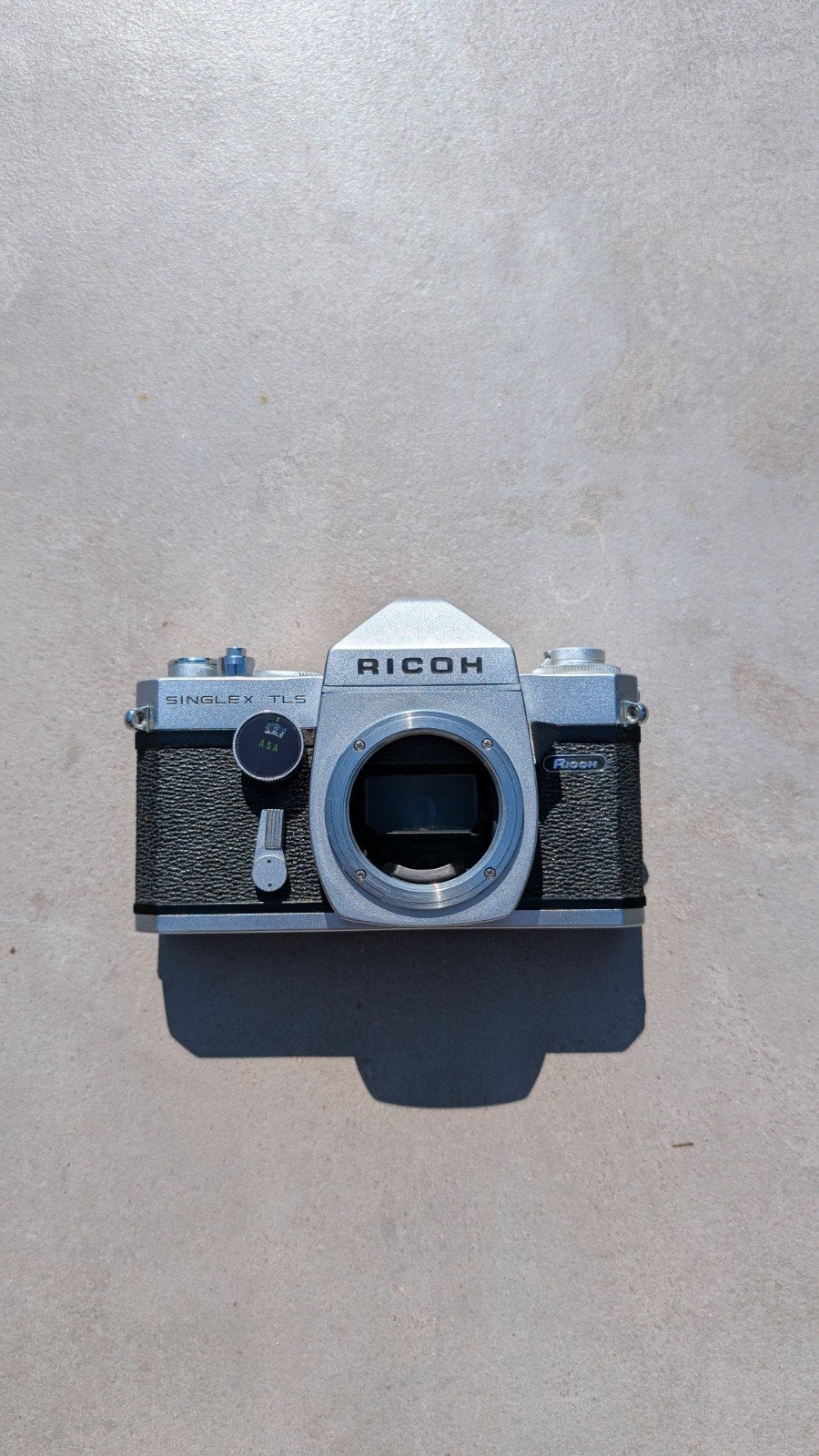 Ricoh Singlex TLS spiegelreflexcamera, Ophalen of Verzenden, Gebruikt, Spiegelreflex, Overige Merken
