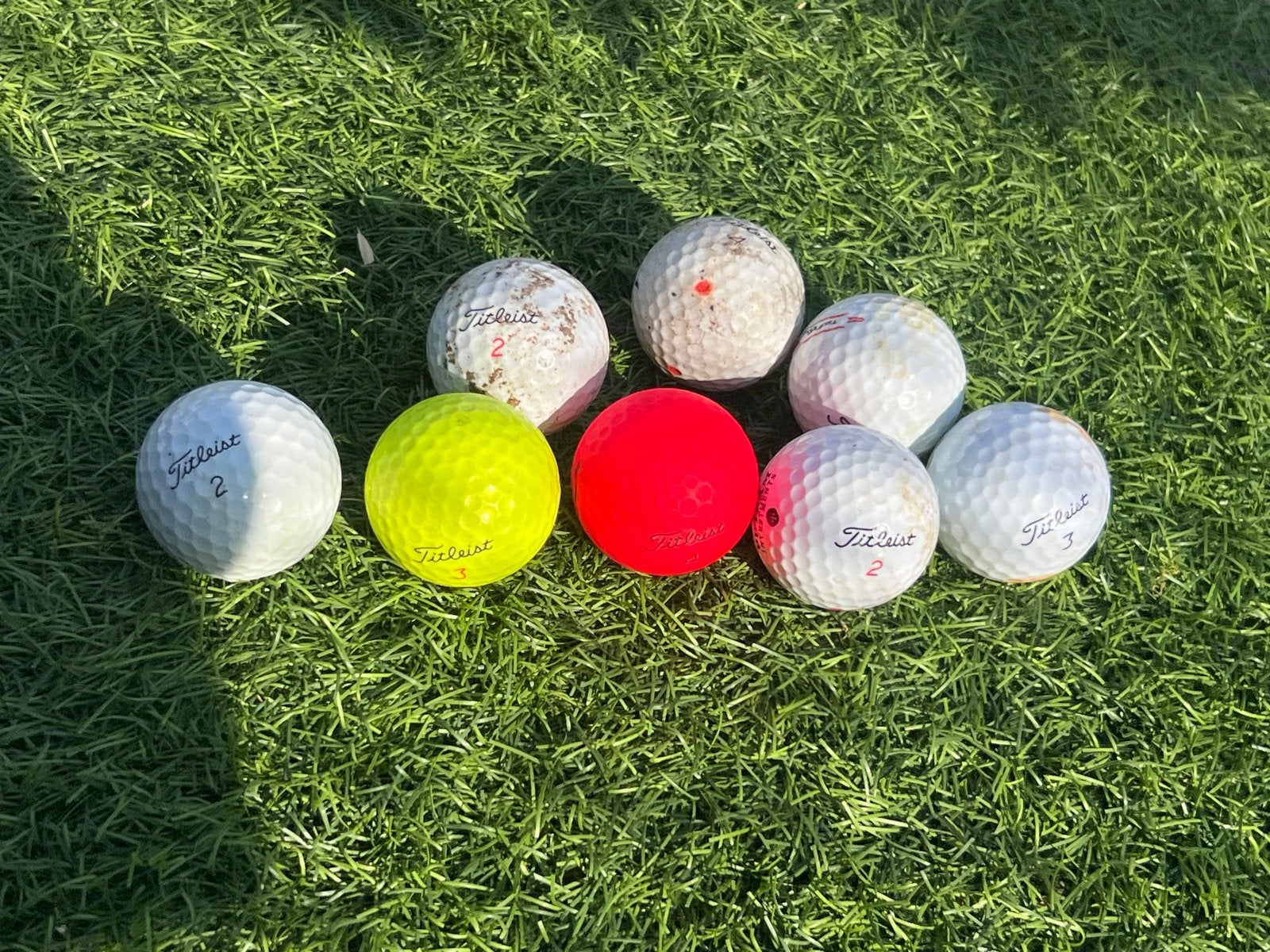 Diverse Titleist golfballen - Gebruikt, Ophalen of Verzenden, Gebruikt, Bal(len)