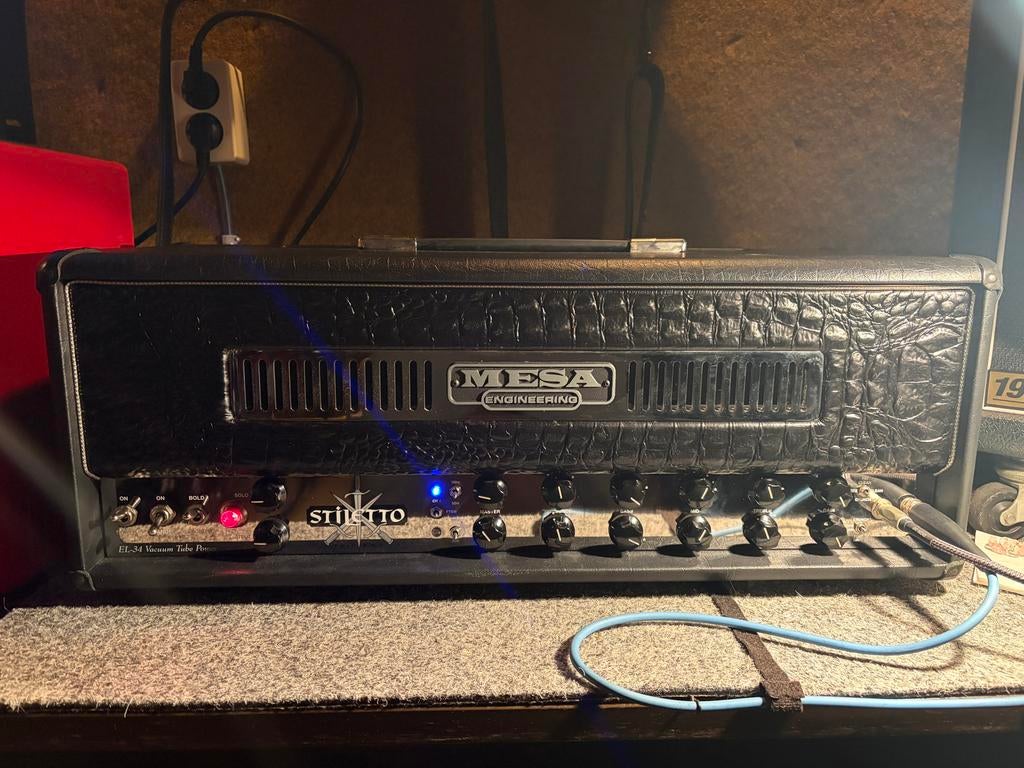 Mesa Boogie Stiletto Trident 150W Gitaarversterker Top, Ophalen, Gebruikt, Gitaar, 100 watt of meer