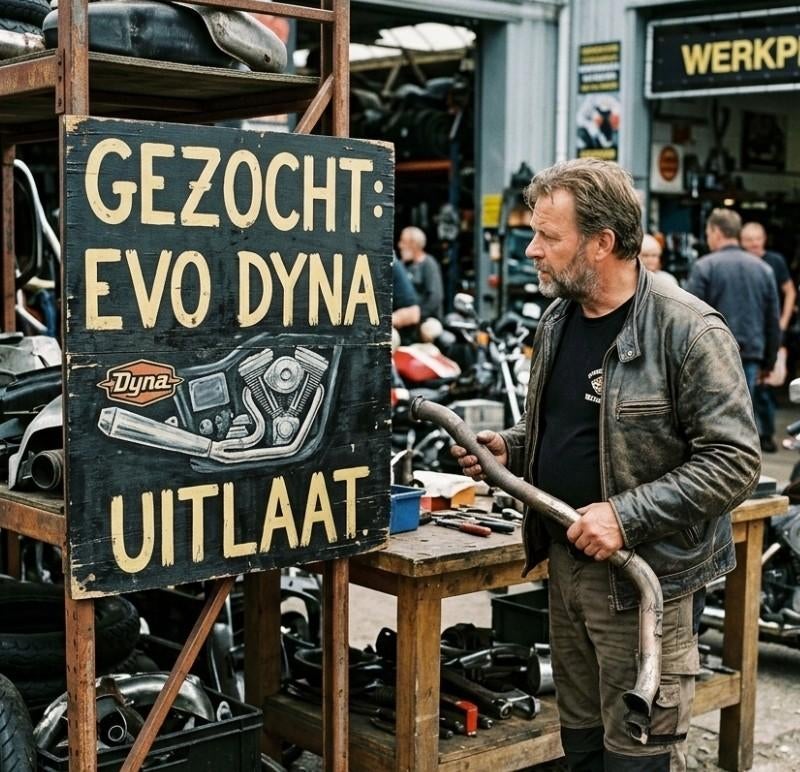 Harley davidson Evo Dyna uitlaat, Motoren, Onderdelen | Harley-Davidson, Ophalen of Verzenden