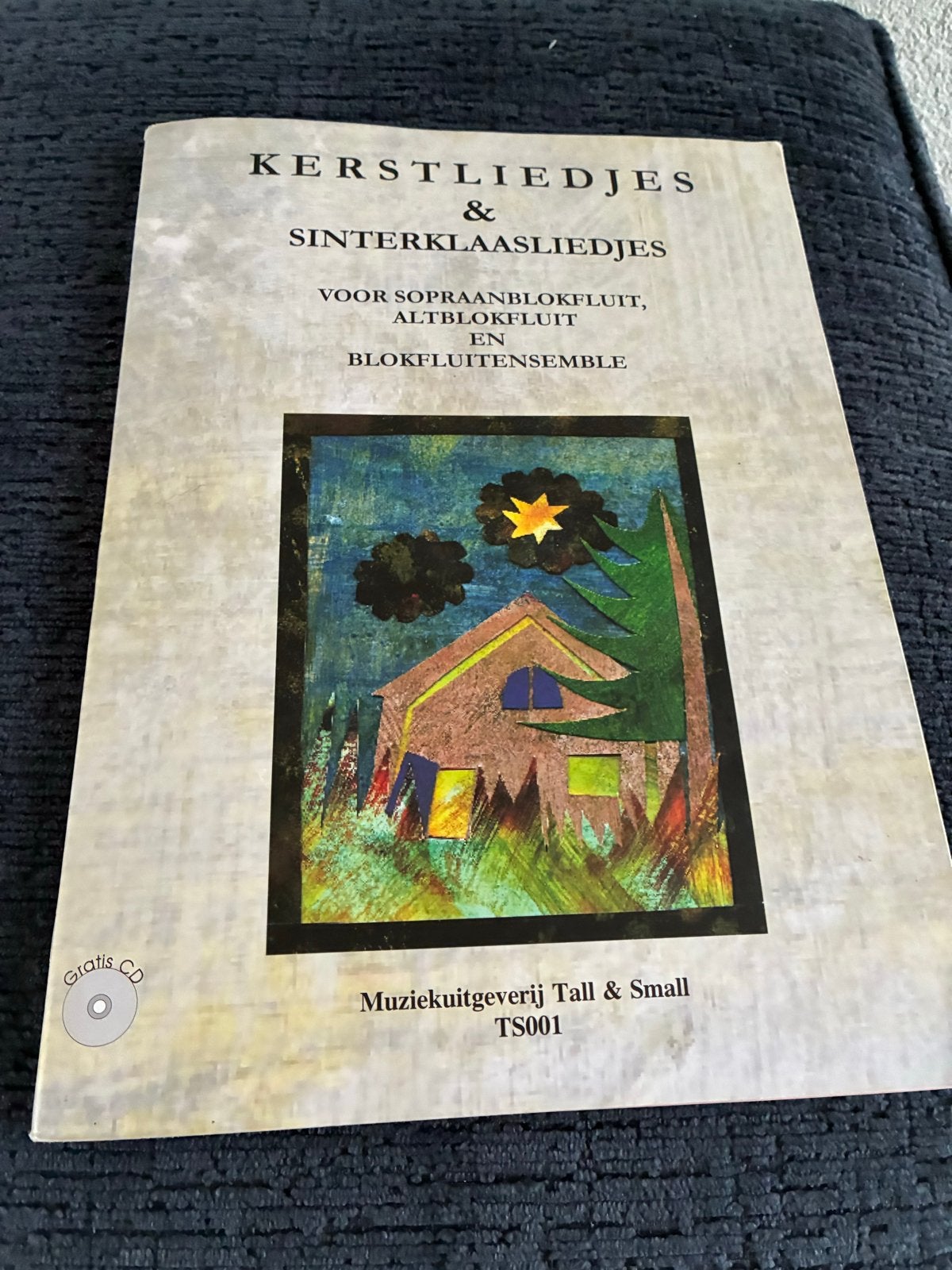 Kerst- en Sinterklaasliedjes CD met boekje, Gebruikt, Kerst, Ophalen of Verzenden, Inclusief boekje