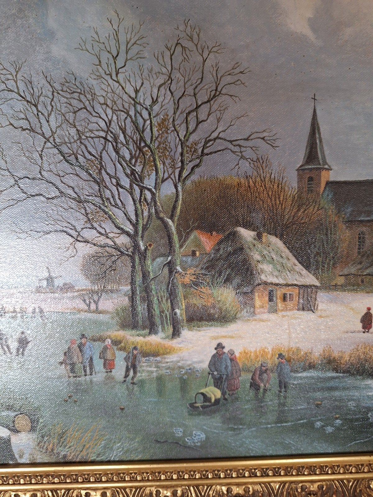 Oud Hollands tafereel, Ophalen