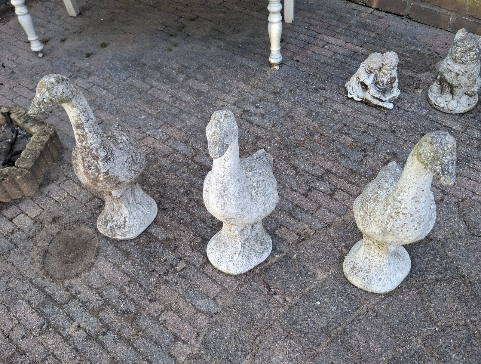Tuin beelden., Tuin en Terras, Tuinbeelden, Ophalen, Gebruikt, Beton, Dierenbeeld