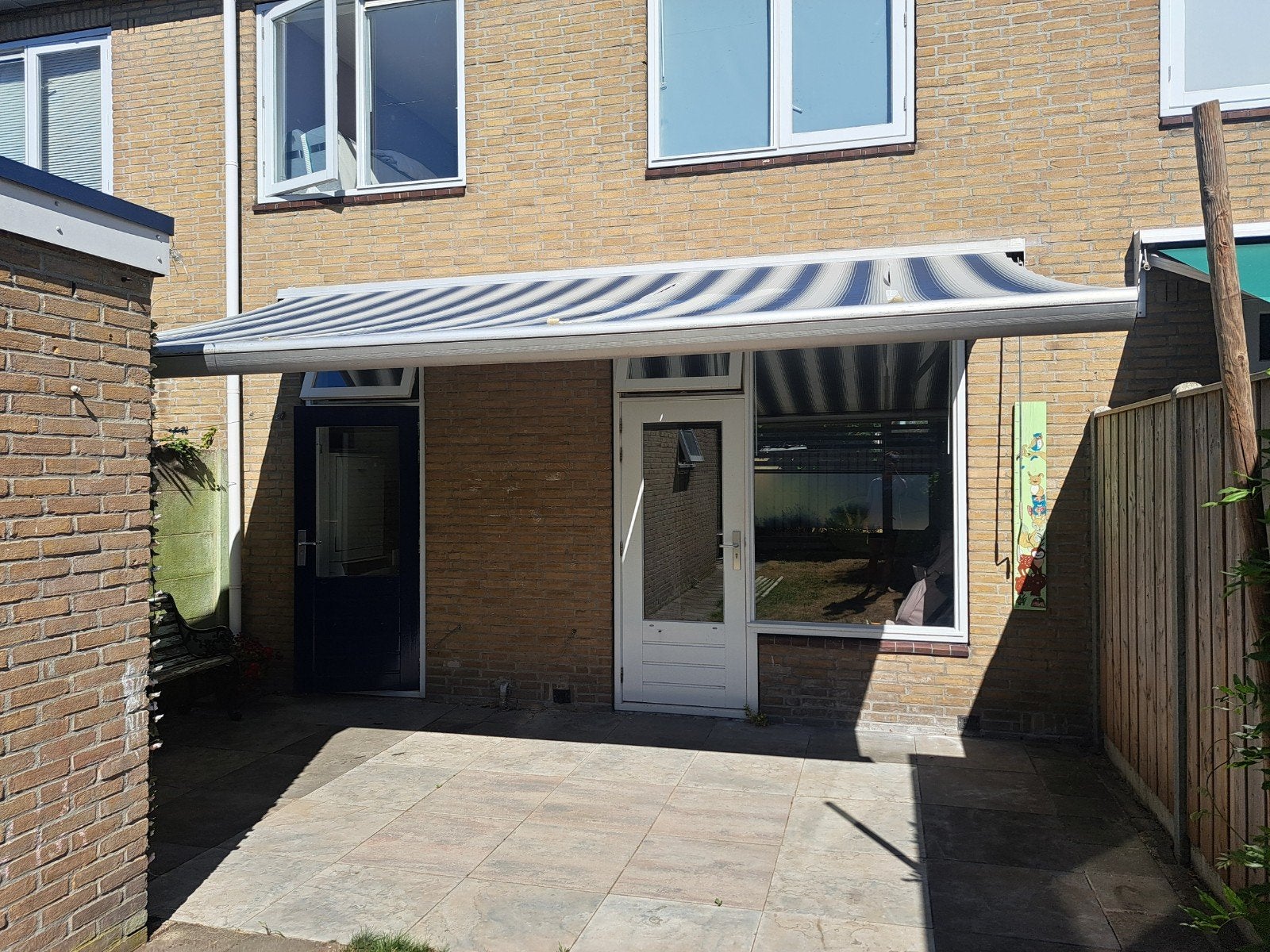 zonnescherm, Tuin en Terras, Zonneschermen, 150 tot 300 cm, Ophalen, Gebruikt, Knikarmscherm