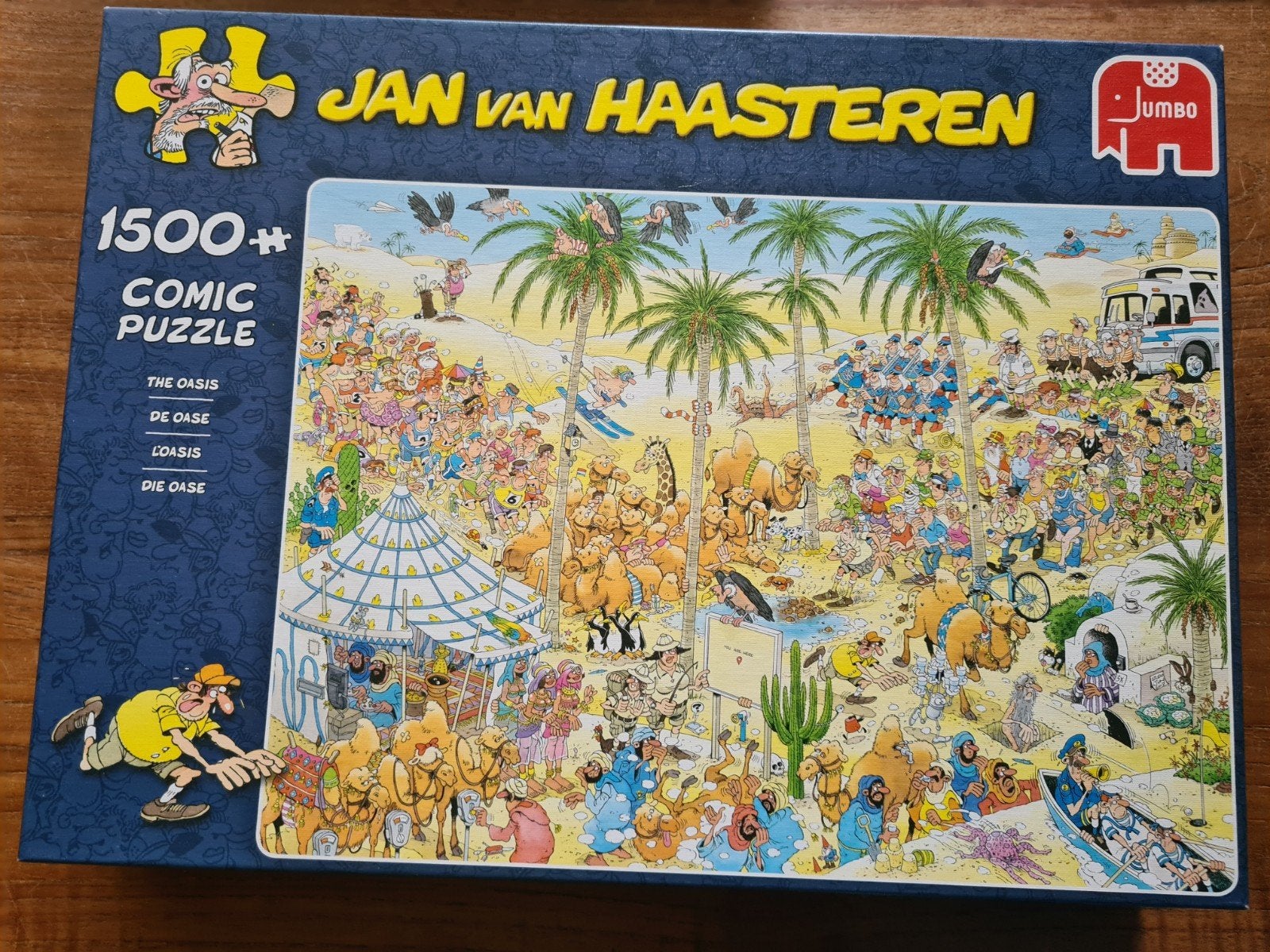 jan van haasteren puzzel 1500 stukjes, Ophalen of Verzenden, 500 t/m 1500 stukjes, Zo goed als nieuw