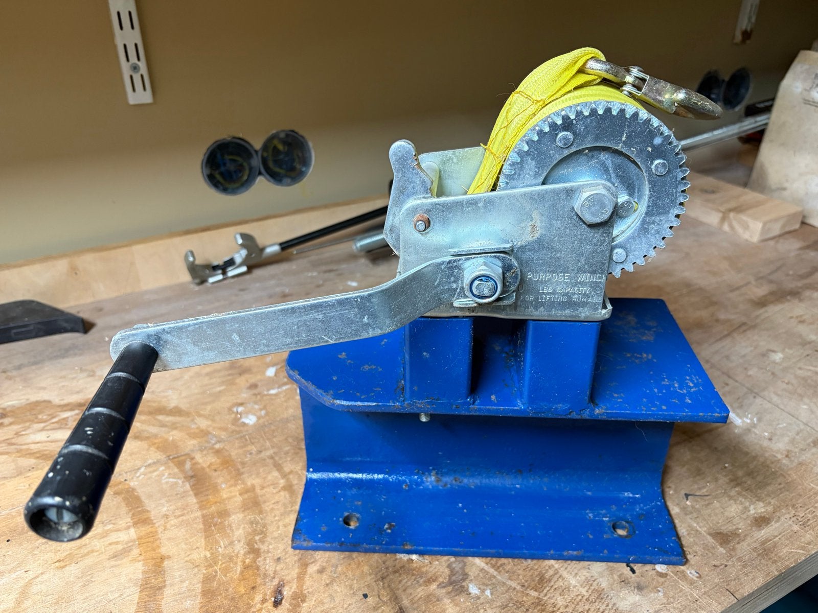 Handlier met 800 lbs capaciteit, Ophalen, Gebruikt, Handmatig