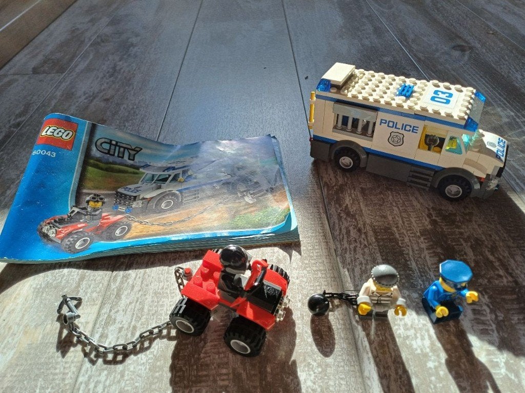 Lego City Politie Gevangenentransport - 60043, Kinderen en Baby's, Speelgoed | Duplo en Lego, Ophalen of Verzenden, Zo goed als nieuw