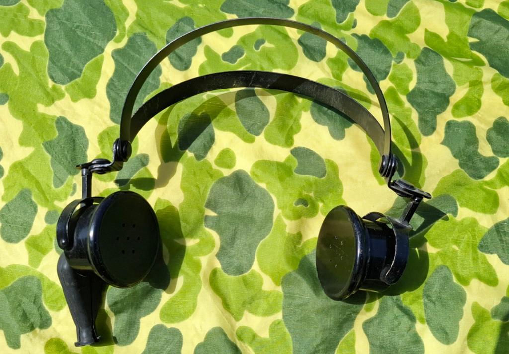 WWII - Headset, Verzamelen, Militaria | Tweede Wereldoorlog, Ophalen of Verzenden, Landmacht, Overige gebieden, Overige typen