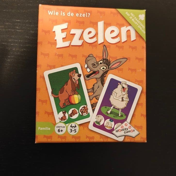 Ezelen: Wie is de ezel? Kaartspel - Nieuw in folie!, Hobby en Vrije tijd, Gezelschapsspellen | Kaartspellen, Ophalen of Verzenden