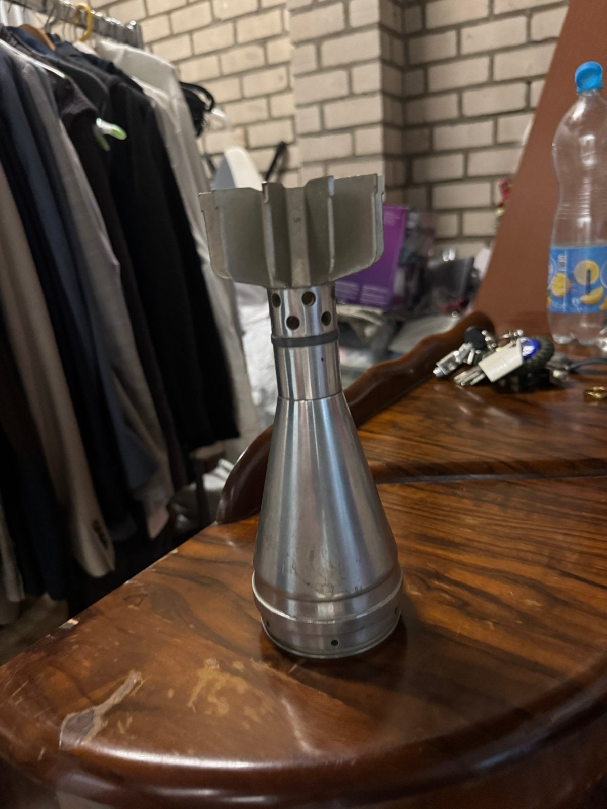 Aluminium staartstuk van een mortiergranaat, Motoren, Ophalen of Verzenden