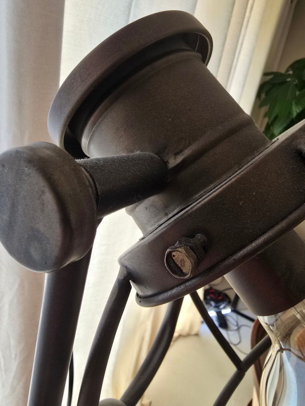 Moet nu weg! Prachtige Industriële Staande Lamp, Ophalen, Gebruikt, E27 (groot), 150 tot 200 cm