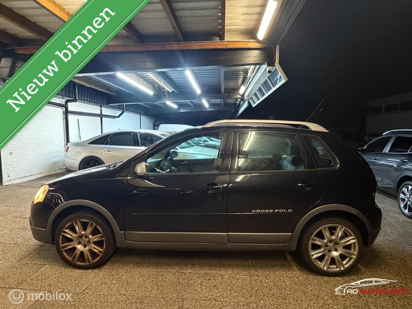 Volkswagen Polo 1.2-12V Cross INRUILKOOPJE, Auto's, Voorwielaandrijving, 1057 kg, 1198 cc, Zwart