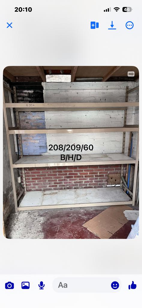 Magazijnstelling, Huis en Inrichting, Kasten | Overige, Ophalen, Gebruikt