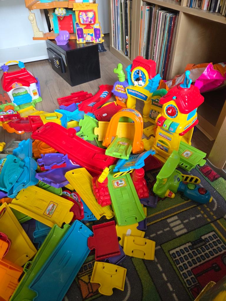 VTech Toet Toet Auto's & Trein Baandelen, Cory Carson Huis, Ophalen, Gebruikt, Jongen of Meisje