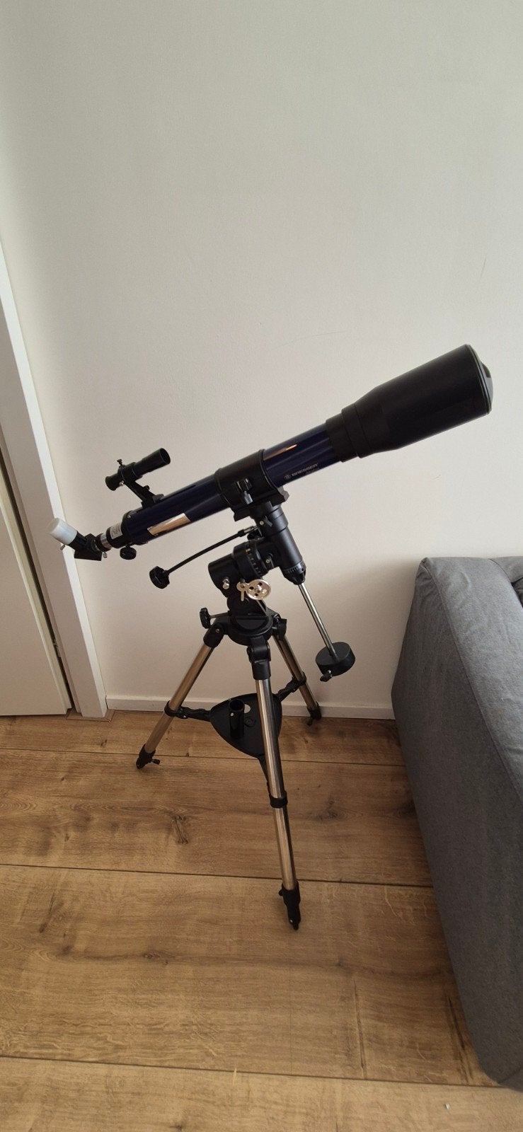 Bresser Refractor Telescoop 70/700 met statief, Ophalen, Lenzentelescoop (refractor), Met statief, Zo goed als nieuw
