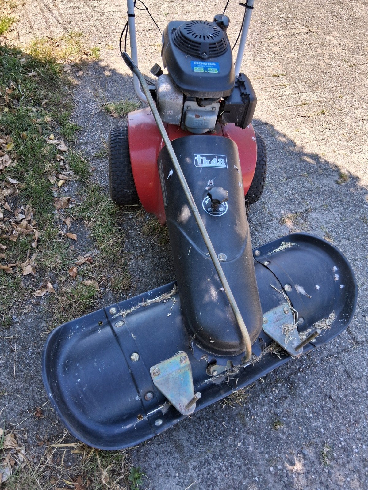 Tielbürger veegmachine met Honda GCV160 motor, Ophalen, Gebruikt