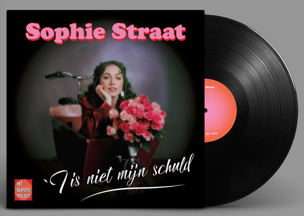 Vinyl EP Sophie Straat T Is Niet Mijn Schuld GESIGNEERD ZGAN, Ophalen of Verzenden, Zo goed als nieuw, 12 inch, Levenslied of Smartlap