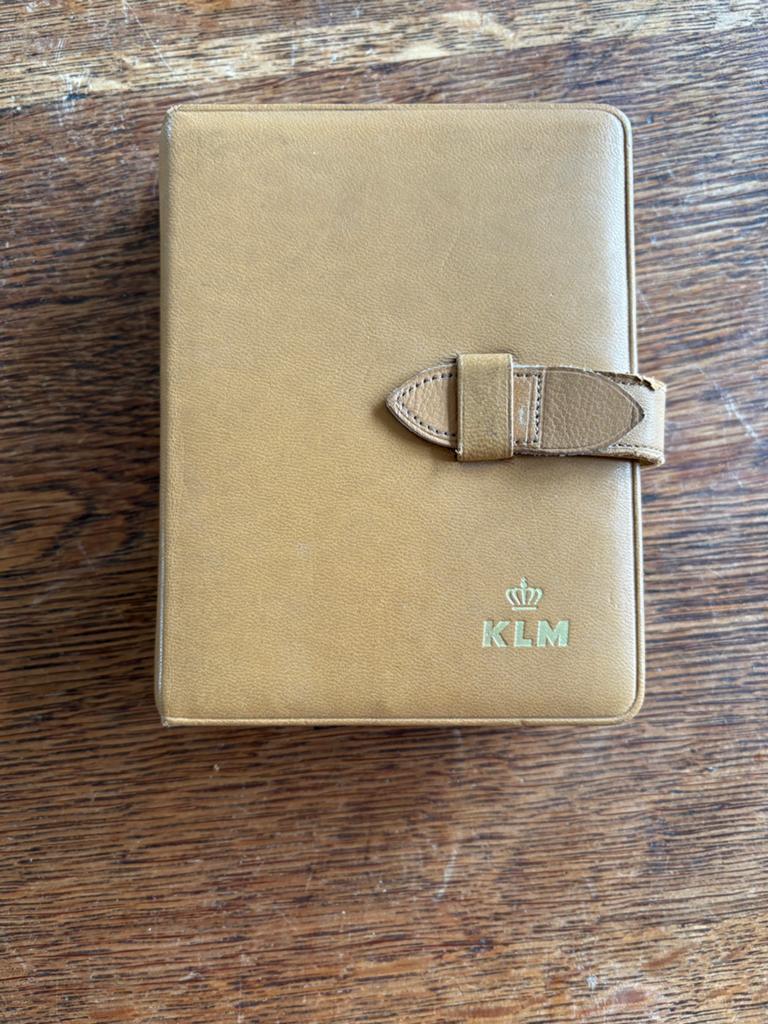 Kaartspel mapje -bridge- klm - vintage, Ophalen of Verzenden