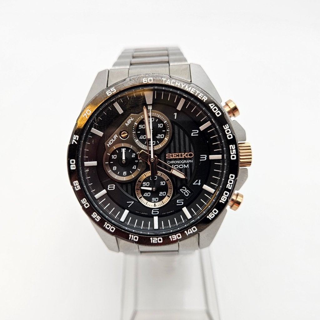 Seiko Chronograph SSB323P1 Horloge Compleet in Goede Staat, Seiko, Zo goed als nieuw, Support@seiko.com, 5-11, Akasaka 2-chome
Minato-ku, Tokyo 107-0052
Japan