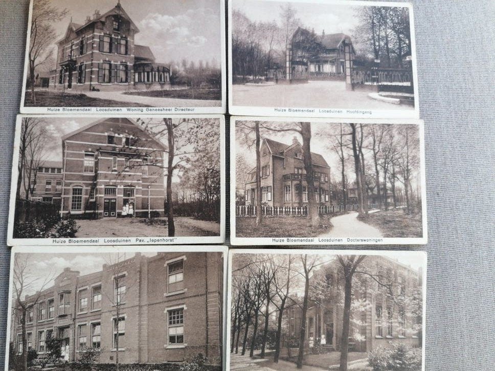 18 Ansichtkaarten Huize Bloemendaal Loosduinen - Ongelopen, Verzamelen, Ansichtkaarten | Nederland, Ophalen of Verzenden, Voor 1920
