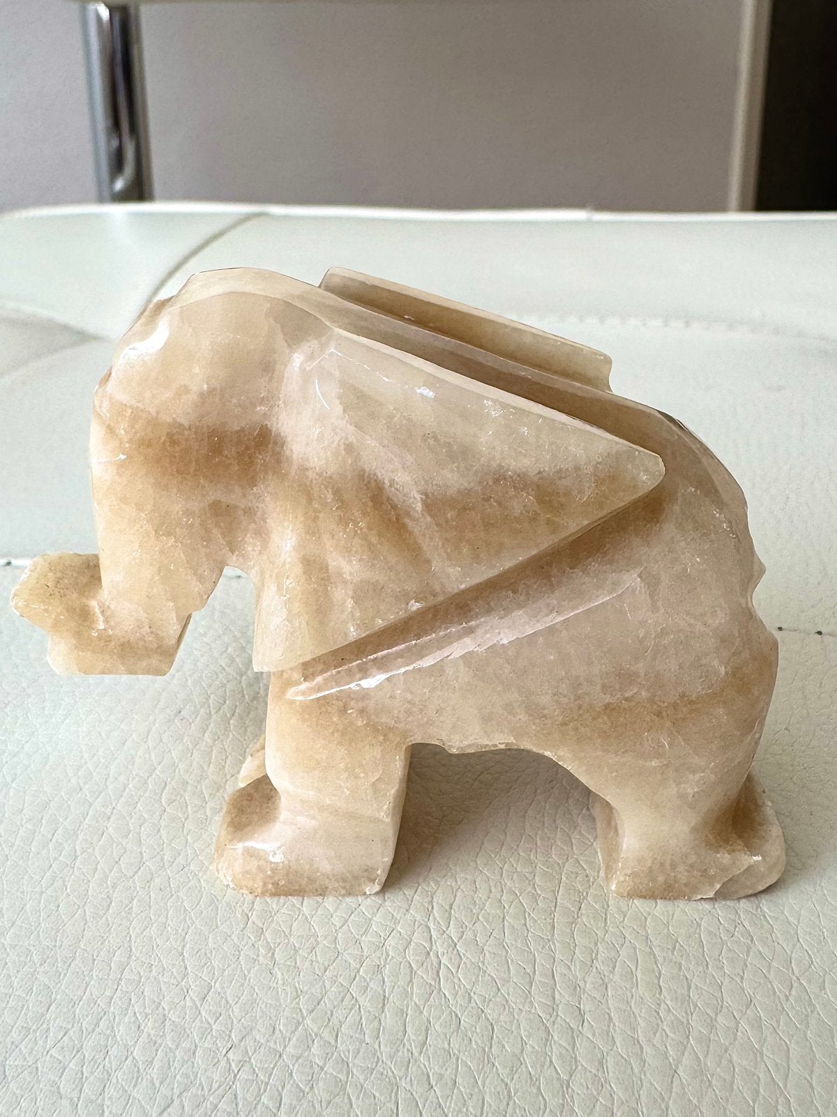 Stenen olifant beeldje, Verzenden, Gebruikt, Dier