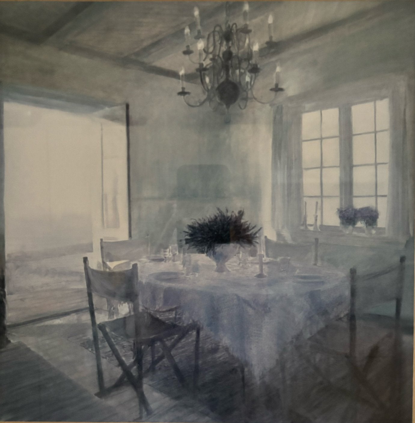 Vintage zomers tafereel Laura Ashley, Verzenden
