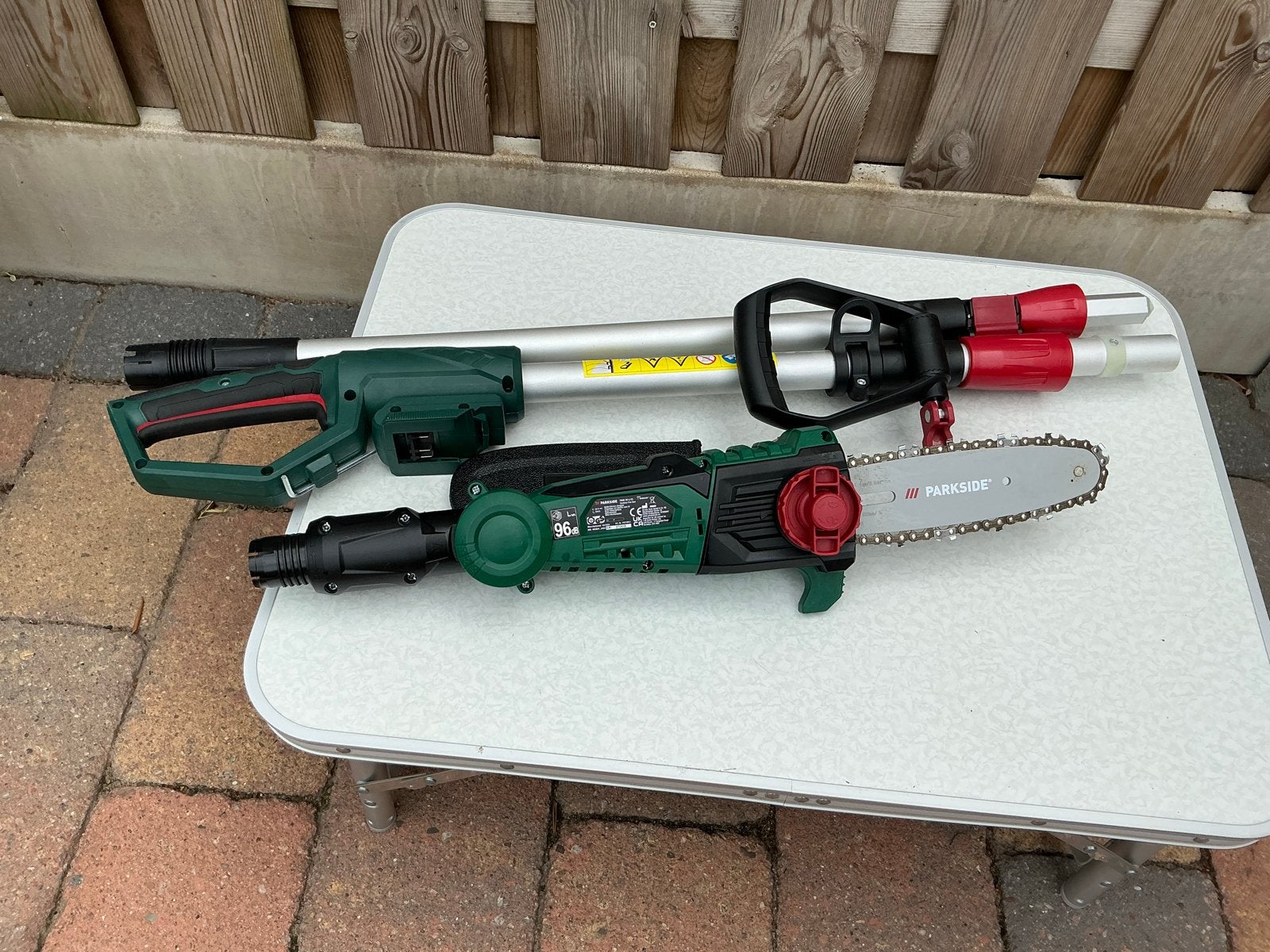 Parkside Takkenschaar / Kettingzaag op steel, Tuin en Terras, Takkenscharen, Ophalen, Zo goed als nieuw, 30 t/m 39 mm, Telescopisch