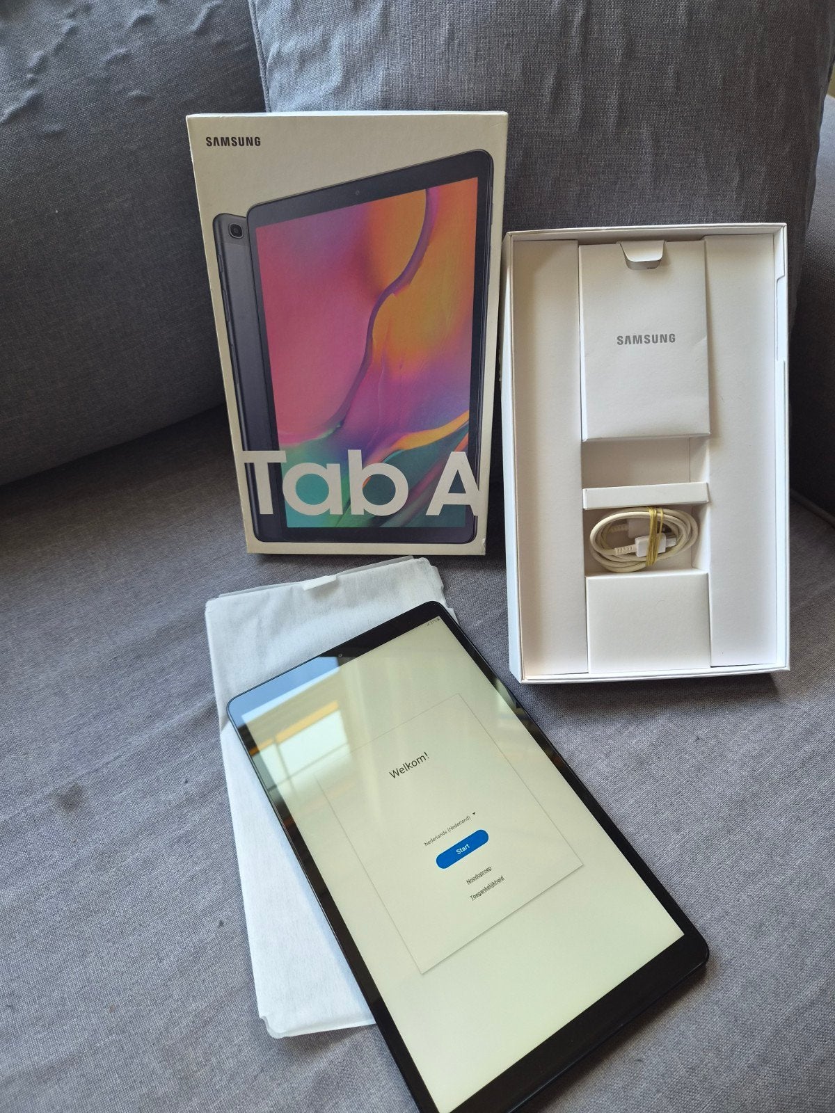 Samsung Galaxy Tab A 10.1 WiFi + 4G/LTE (Simkaart), Computers en Software, Nieuw, Samsung, 128 GB, Wi-Fi en Mobiel internet