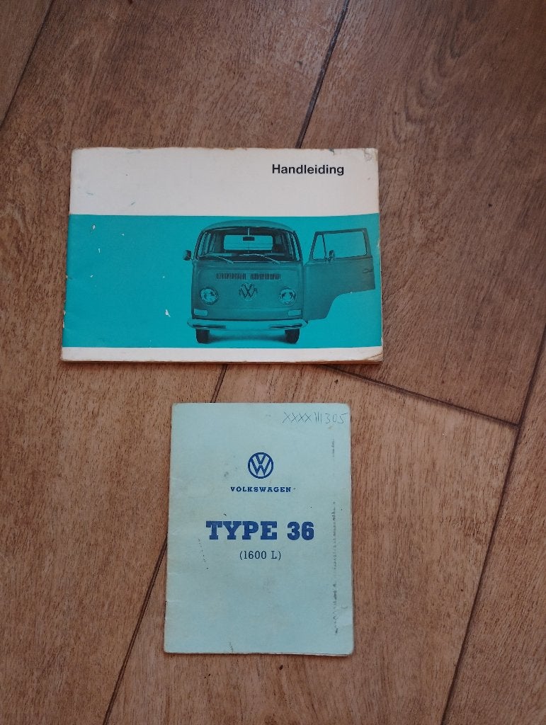 Vw t2b handleiding & type 36, Ophalen of Verzenden