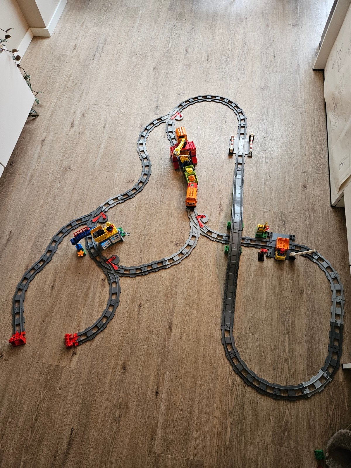 Grote LEGO Duplo Treinset met veel extra's, Ophalen, City, Zo goed als nieuw, Complete set