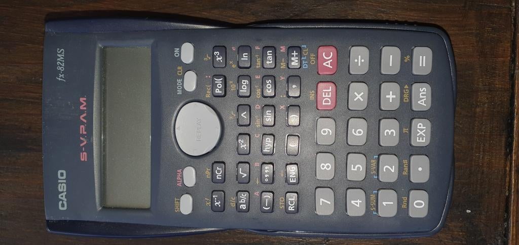 Casio rekenmachine fx-82 MS, Ophalen of Verzenden, Grafische rekenmachine, Gebruikt