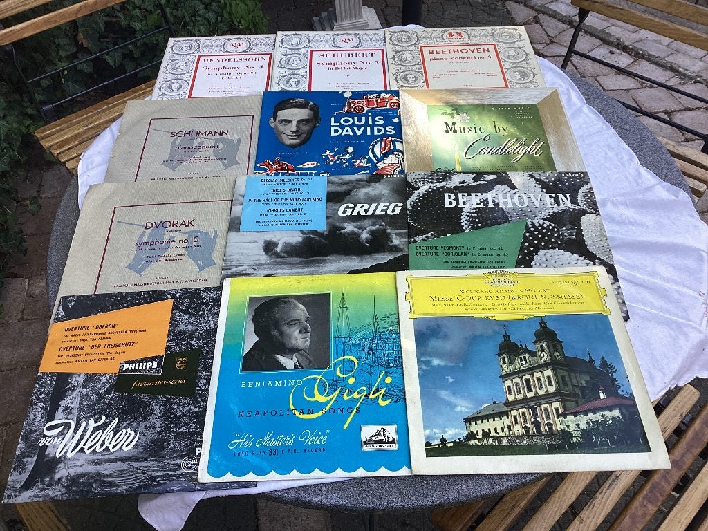 Grote collectie (veelal) klassieke LP's, Ophalen, Gebruikt