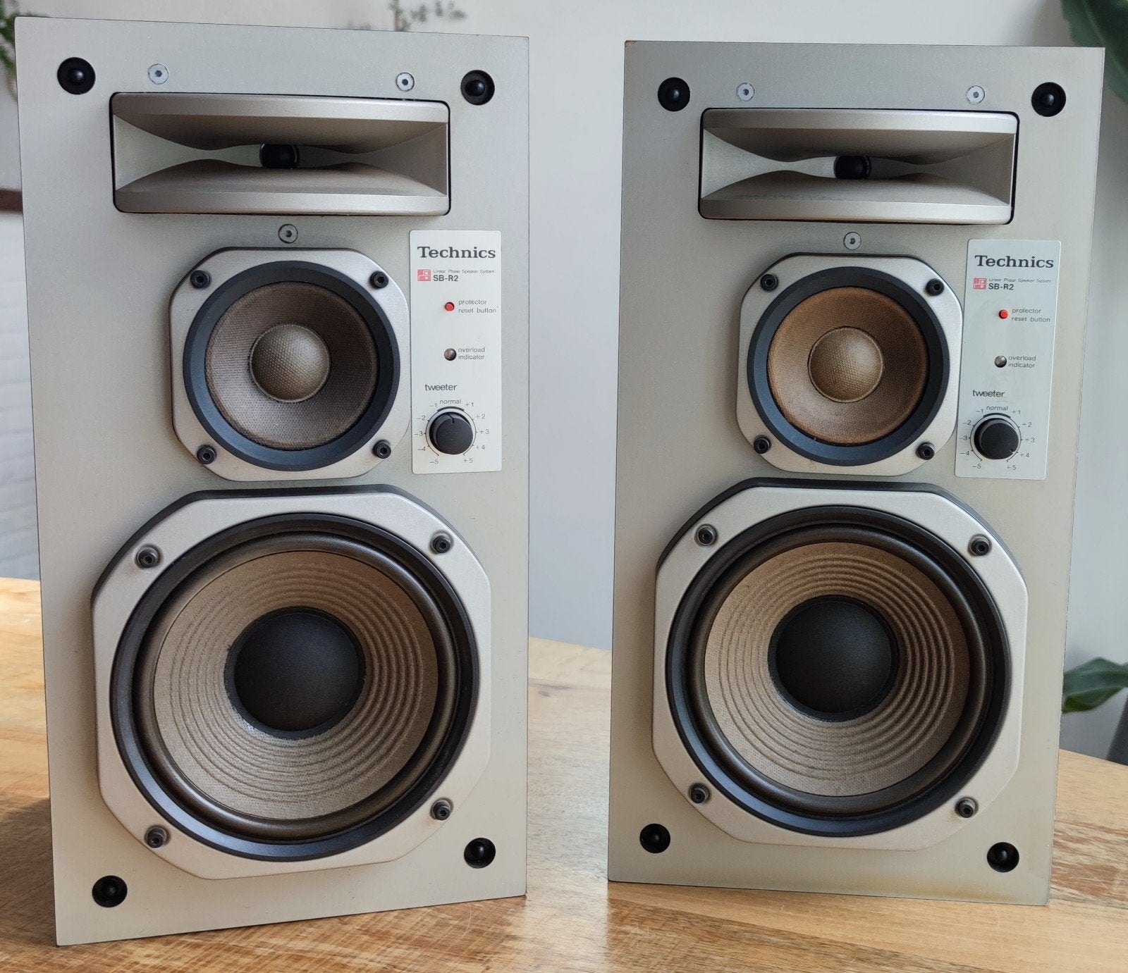 Technics SB-R2 Boekenplank Speakers - Vintage Geluid, Overige merken, Gebruikt, Ophalen of Verzenden, Minder dan 60 watt