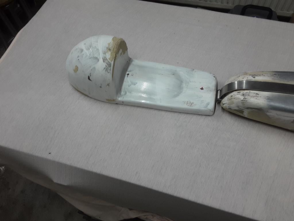 Race zit-tank combinatie voor 50cc bromfiets, Ophalen, Gebruikt