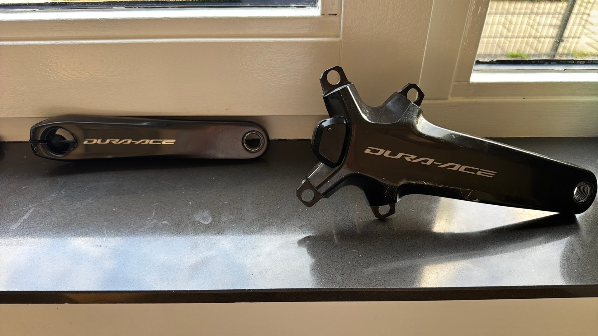 Shimano dura ace 12 speed crankset, powermeter is defect, Ophalen of Verzenden, Gebruikt, Overige typen