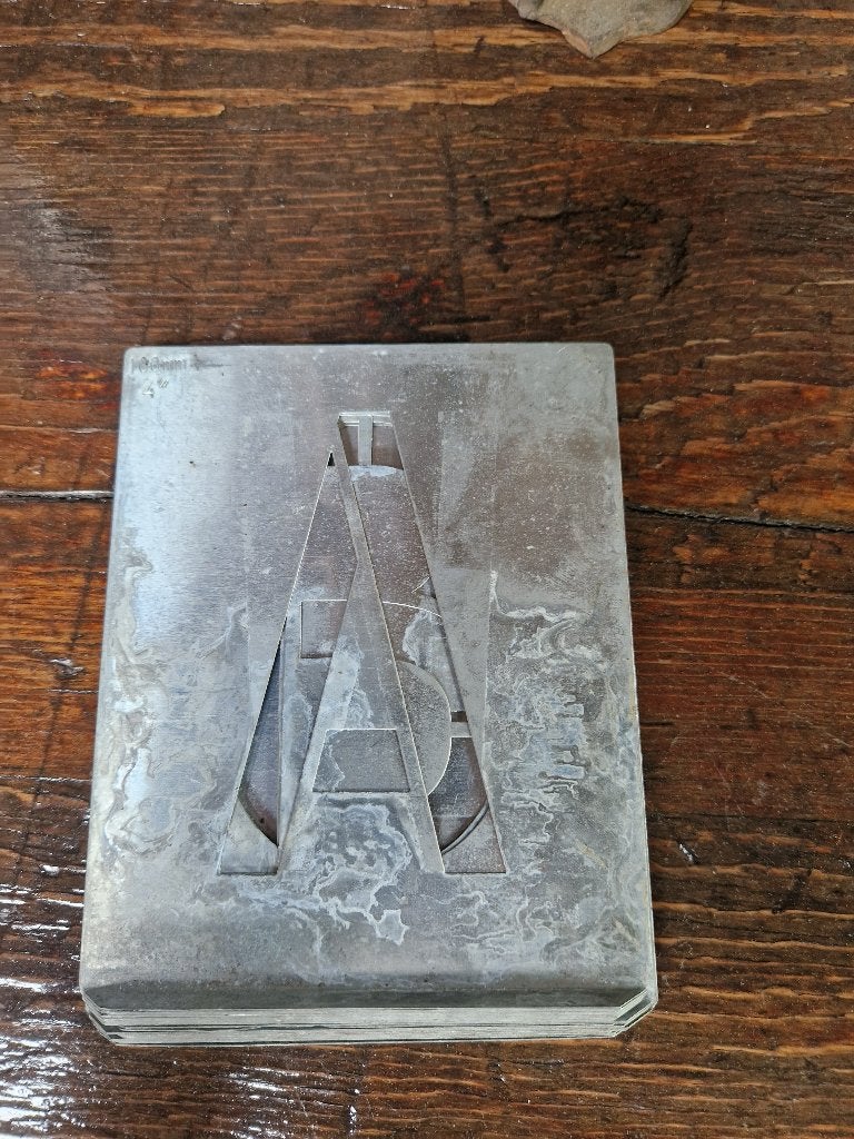 sjablonen alfabet, Antiek en Kunst, Ophalen of Verzenden