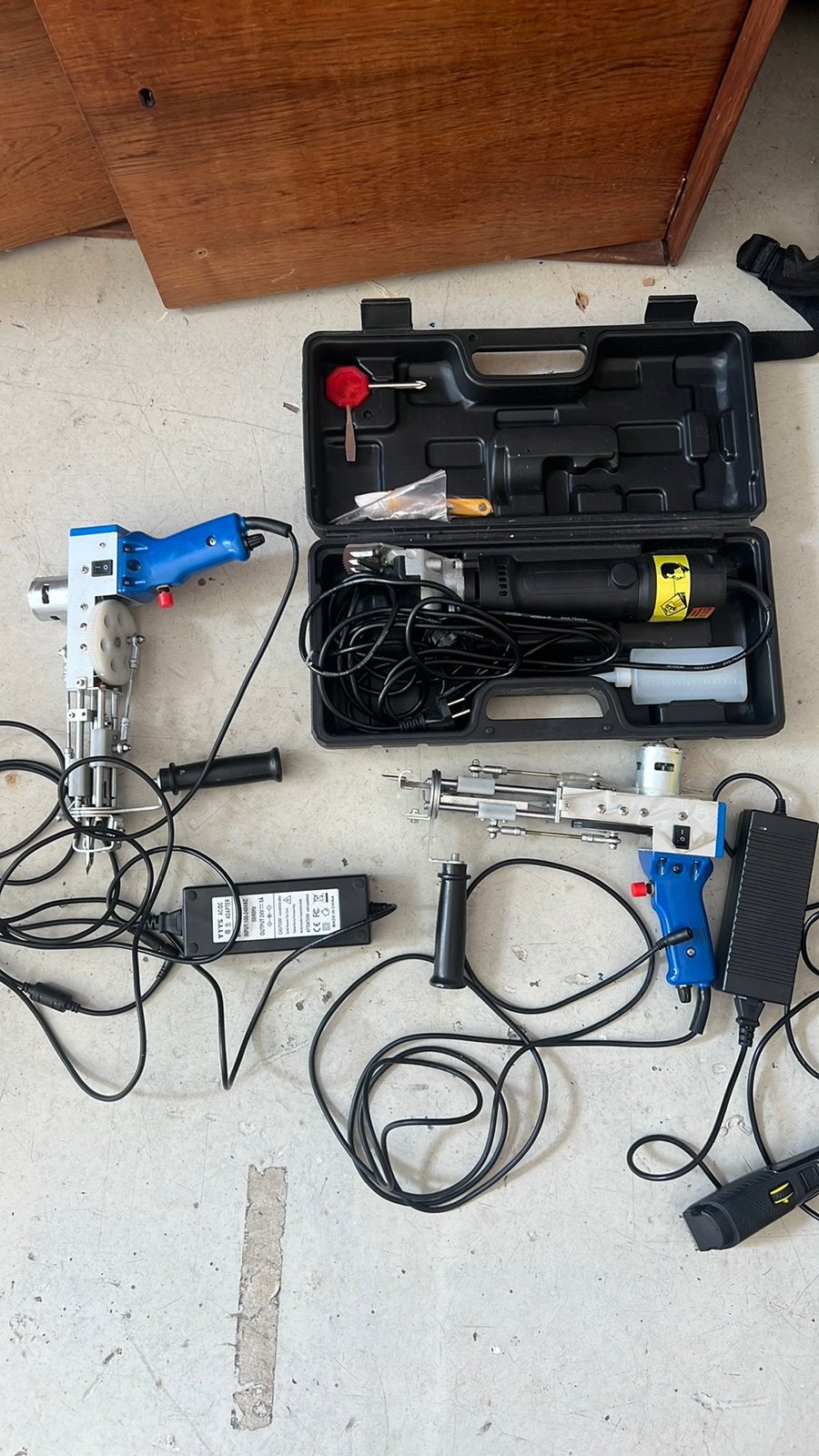 Tufting gun Cut pile + Loop pile + sheep sheers, Ophalen, Gebruikt, Garen of Naald(en)