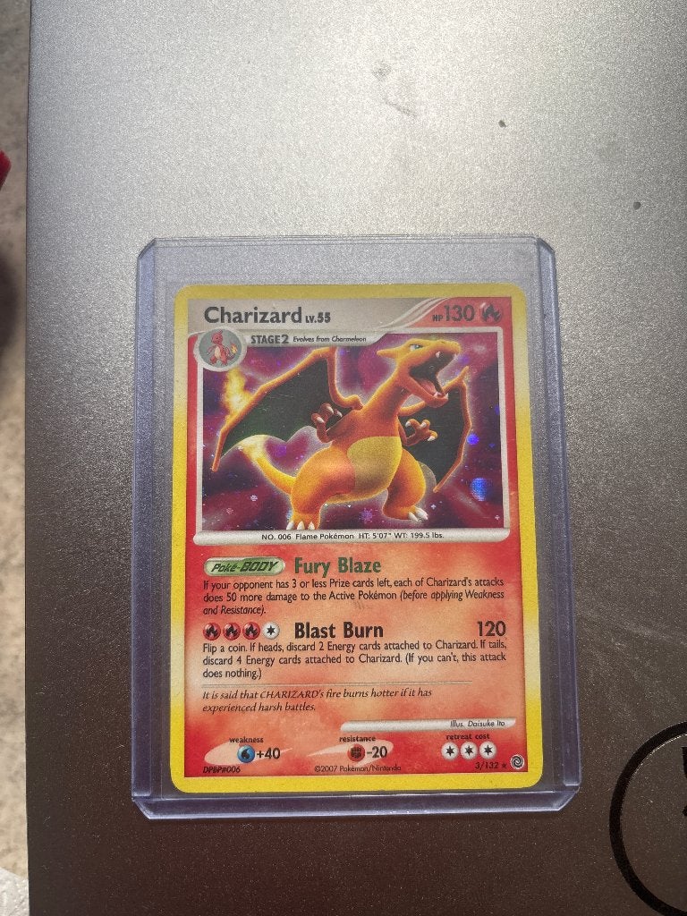 Charizard 3/132, Ophalen, Zo goed als nieuw, Losse kaart, Foil
