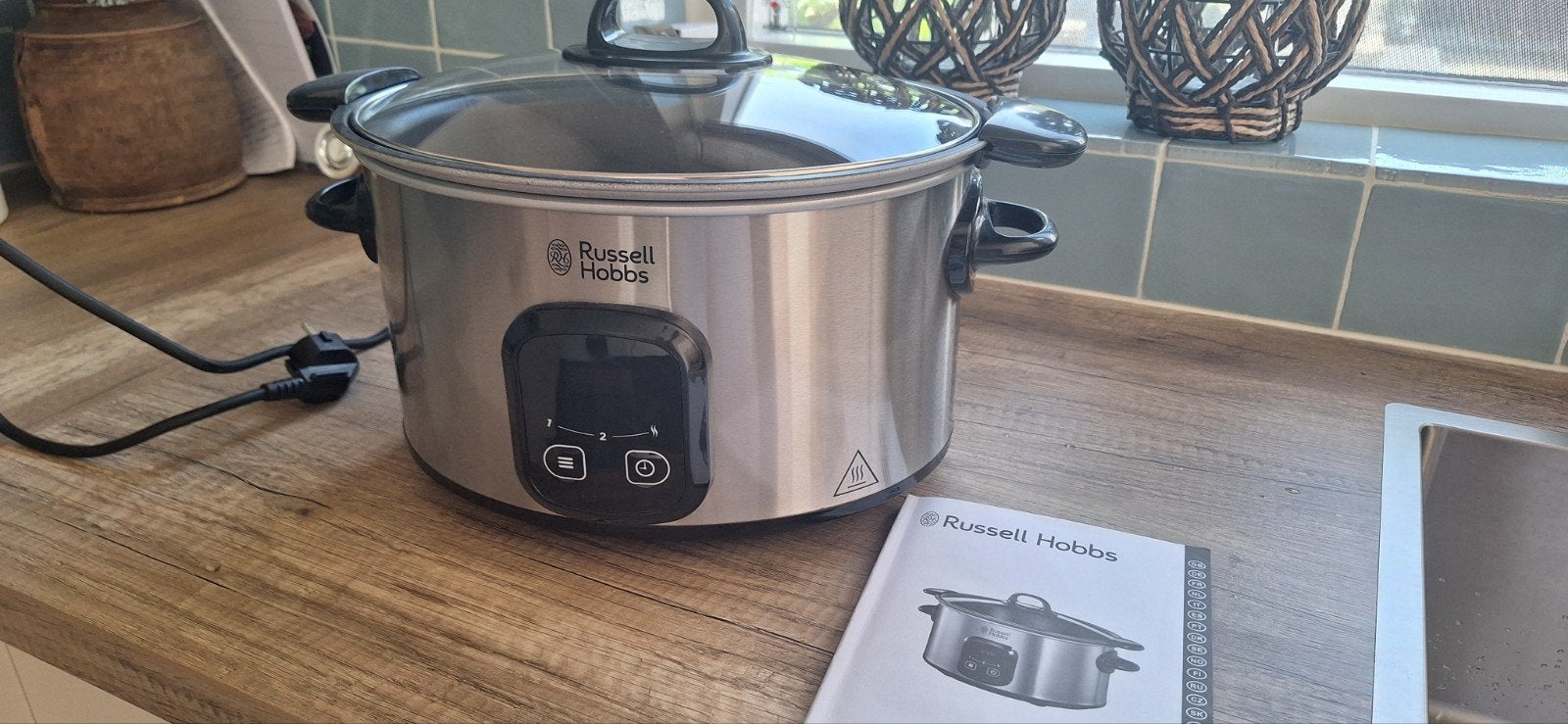 Zgan Slowcooker Russell Hobbs Maxicook 6 liter, Witgoed en Apparatuur, Slowcookers, Ophalen of Verzenden, Zo goed als nieuw