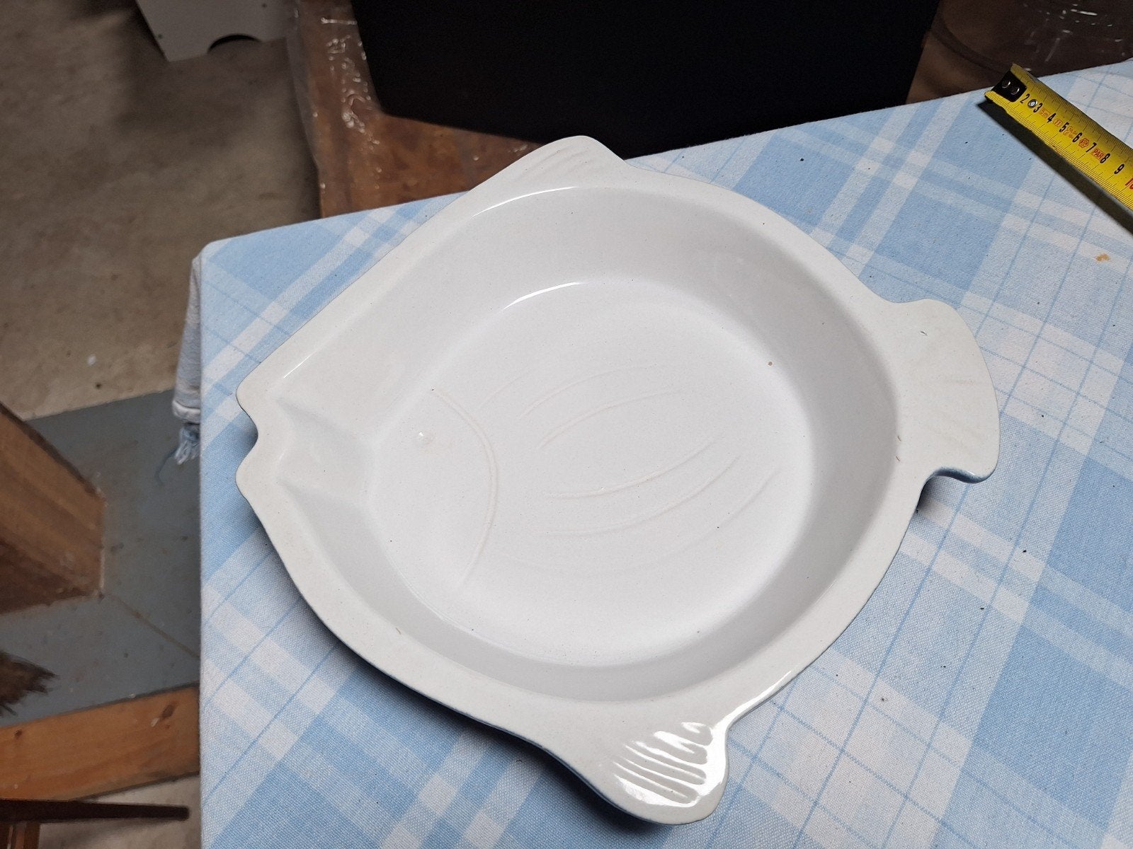 Ovenschaal in de vorm van een vis, Ophalen, Zo goed als nieuw