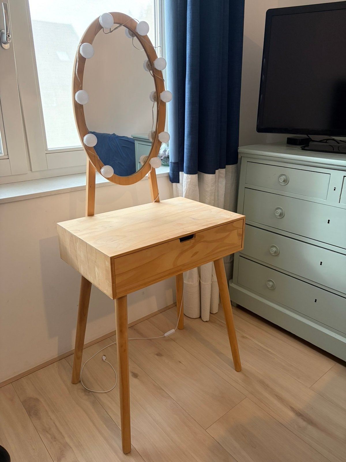 Kaptafel onbehandeld hout, Ophalen, Gebruikt, 100 tot 150 cm, 50 tot 100 cm