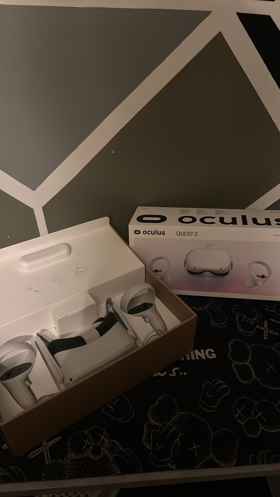 Oculus quest 2 128gb, Pc, VR-bril, Ophalen of Verzenden, Zo goed als nieuw