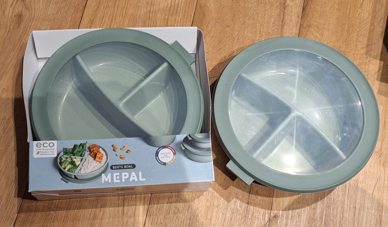 Mepal Bento Bowl 2 x - Nieuw in doos, Groen, Kunststof, Nieuw, Ophalen of Verzenden