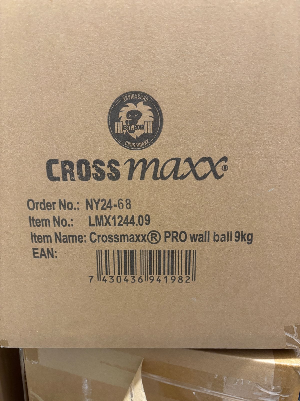 Crossmaxx PRO Wall Ball 9kg en Kettlebell 24kg, Ophalen, Nieuw, Armen, Kettlebell
