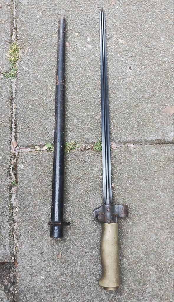 Antieke Franse m1886 bajonet Rosalie, Verzenden, Landmacht, Overige gebieden, Mes of Dolk