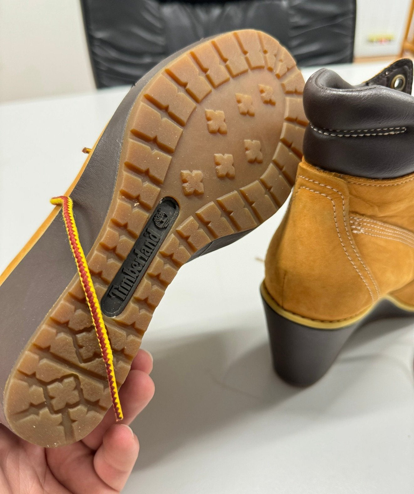 Timberland Wedge Hiker Boots - NIEUW maat 37 timberlands hak, Bruin, Nieuw, Ophalen of Verzenden, H