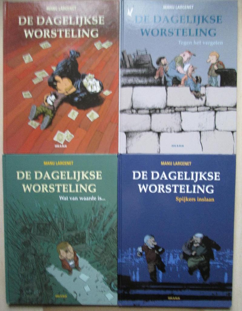 De dagelijkse worsteling, complete reeks (HC), Boeken, Stripboeken, Complete serie of reeks, Ophalen of Verzenden, Zo goed als nieuw