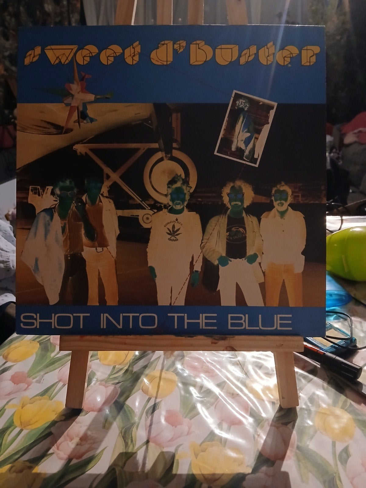 Sweet d'Buster - Shot into the Blue LP (1979), LP, Gebruikt, Ophalen of Verzenden, Classic Rock