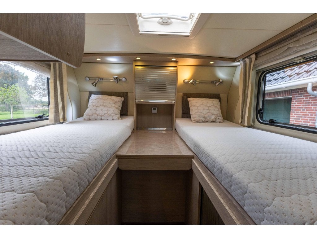 Bürstner Nexxo T 728 Euro5 Enkele bedden Ruim Compl, Caravans en Kamperen, Ringverwarming, Fiat, Luifel, Koelkast